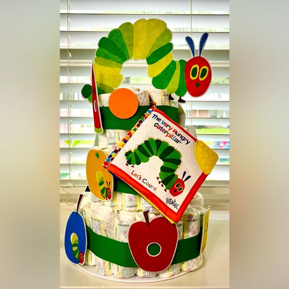 Custom Diaper Cake - Picture 1 of 3